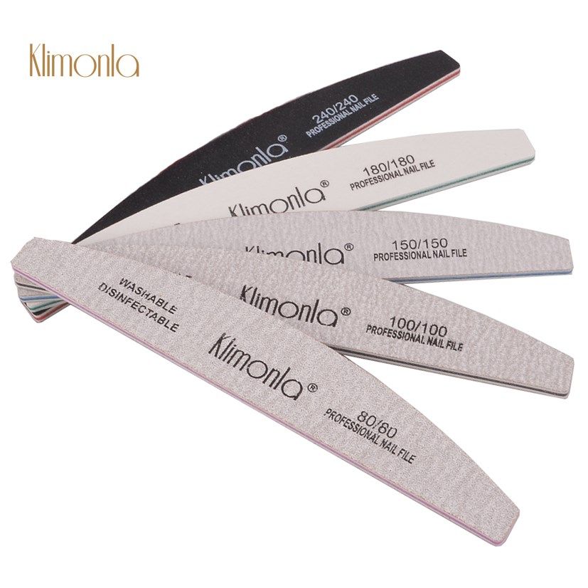 3pcs klimonla nail file double sided buffing buffer tools f