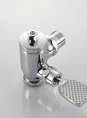 Copper delay valve stool flushing valve, Foot pressing type