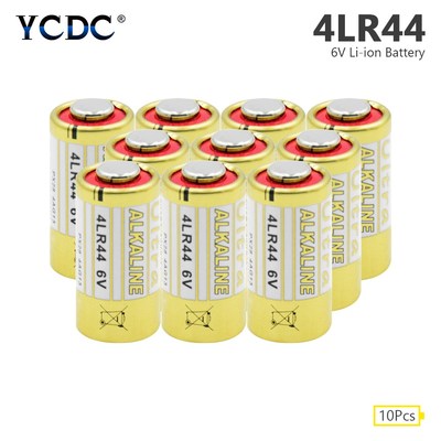 10PCS 150mAh 6V 4LR44 Battery 4A76 A544V 4034PX PX28A L1325