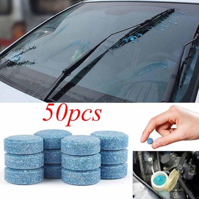 50PCS Car Wiper Tablet Glass Cleaning Washer Car Cleaner Win