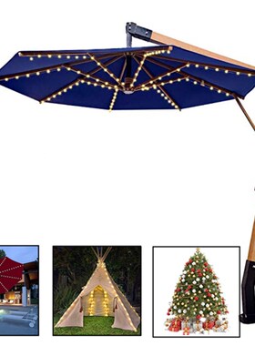 Solar Panel mbrella 104 LED String Light Christmas Light Out