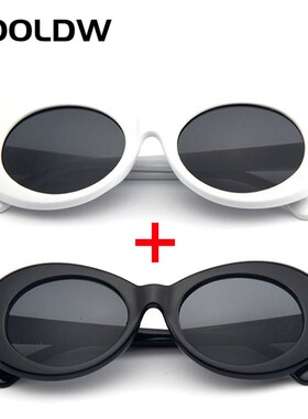 2pcs/lot Clout Goggle Kurt Cobain Sunglasses Men Women Vint