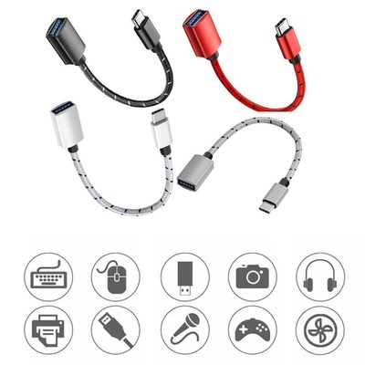 Type C OTG Adapter Cable USB 3.1 Type C Male To USB A Data