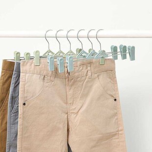 10 multi-functional anti-slip trouser hangers with