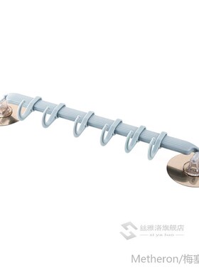 6 Even Row Of Hooks Strong Adhesive Hook Shelves  Wall Hangi