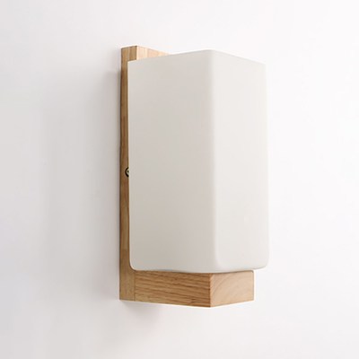 Hartisan 6W Led Wall Light Simple Wall Sconce With Oak Body