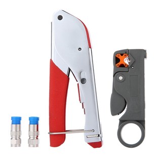 3 In 1 Cable Wire Stripper F Connector Network Tool Kit Comp