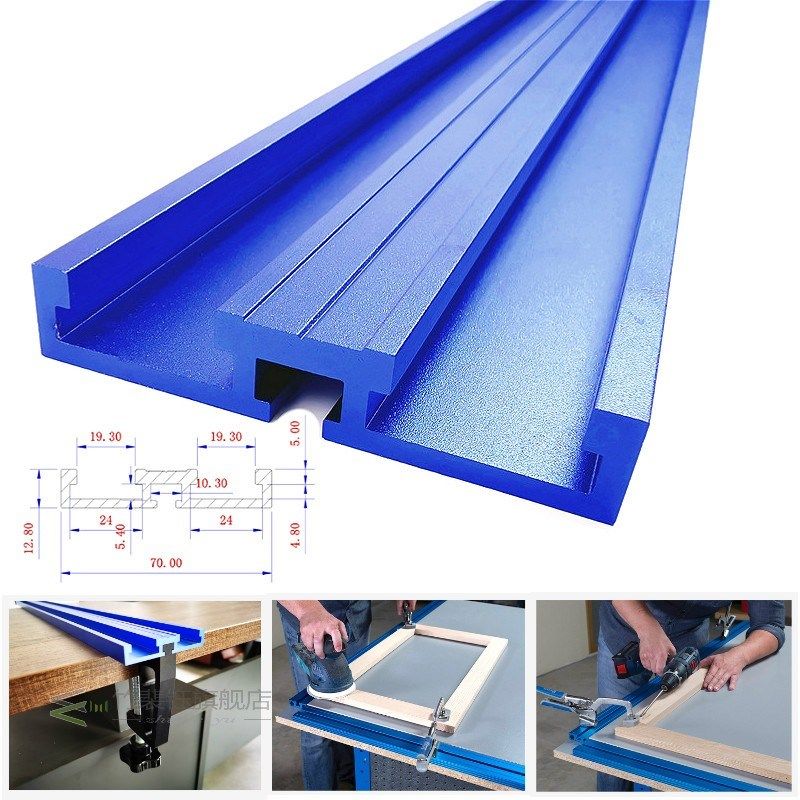 woodworking chute aluminium alloy t-tracks model 70 t slot a