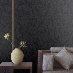 beibehang New dark gray black dark pattern porch partition b