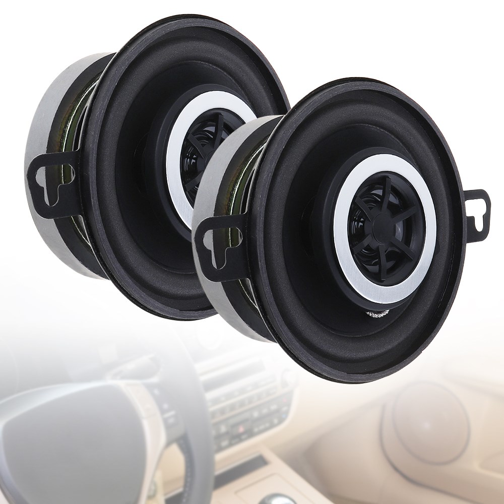 2pcs 3.5 Inch 12V 200W Car Horn Coaxial Speaker Full Frequen