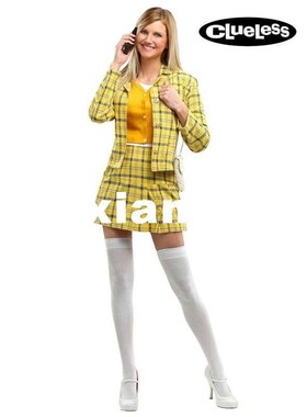 Checkered Clueless Cher Women's 90s Movie Alicia Silverstone