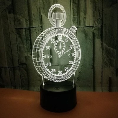 3D LED Hologram Illusion Night Light Changing Bedroom Lamp A