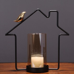 Tealight Candle Holders Wedding Decorations Black Metal Cand