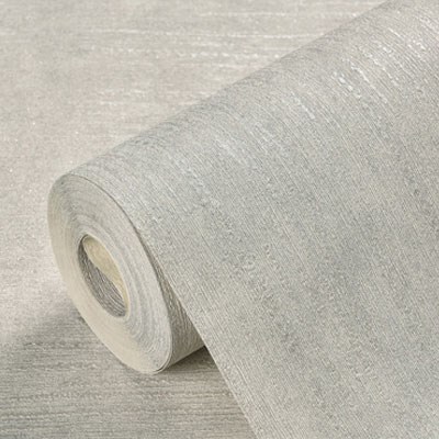 Modern High Quality  Embossed  Strip Wallpapers Plain Solid