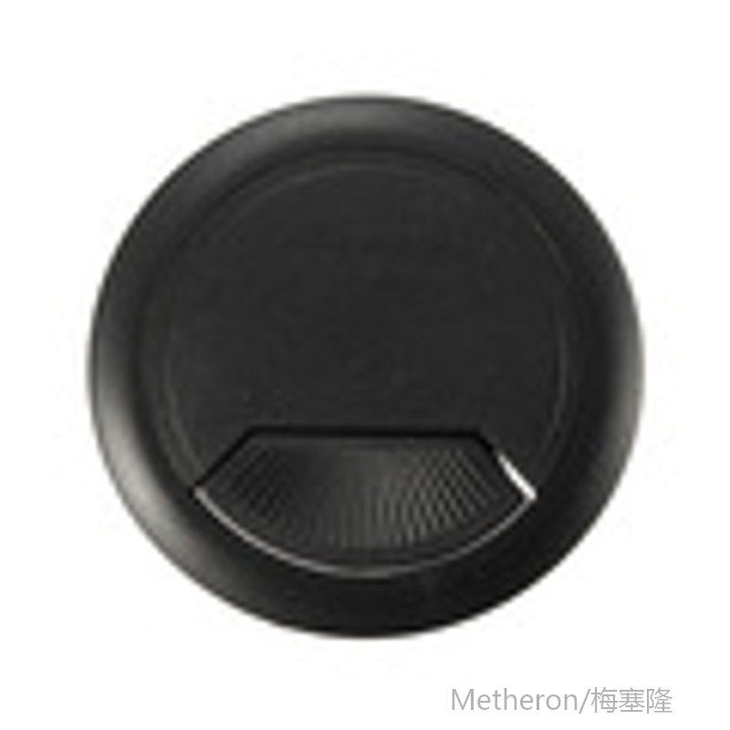 Desk Wire Hole Cove 60mm ABS Plastic Surface Line Box Comput