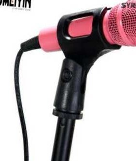 al Clips Boom Microphone Mic Stand Holder Adjustable Colla-