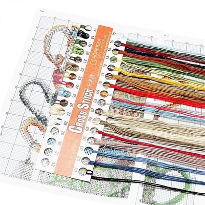 Coffee Cup Pattern Cross Stitch DIY Embroidery kits DMC 14CT