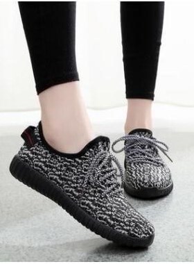 Ladies breathable running sneakers women sports flat shoes