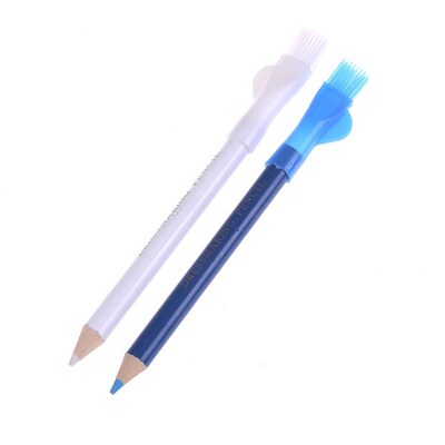 2Pcs Tailors Marking Chalk Pen Pencil For Sewing Fabric Lea