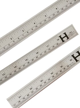 1pcs Centimeter Inch Scale Ruler Stickers 45cm/90cm Self st