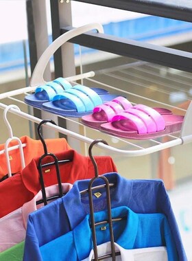 multi-function smart airfoil folding dryer rack for clothes