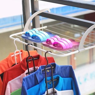multi-function smart airfoil folding dryer rack for clothes