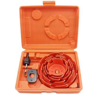 5PCS/Set Alloy Woodworking Hole Saw Cutter 64-127mm with Con