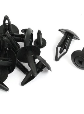 High Quality  20 Pcs 6mm Hole Plastic Rivet Trim Panel Retai