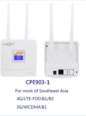 CPE903 4G LTE Sim Card CPE Wifi Router nlocked 4G 3G Mobile