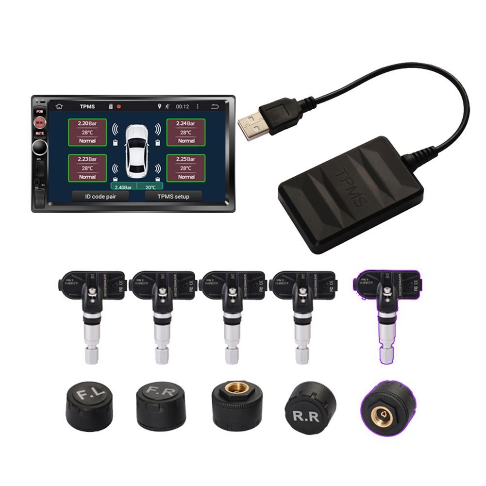 USB Spare Tire Pressure Monitoring System TPMS Built in/Ext