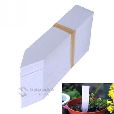 100pcs Plants Labels Indoor Bonsai Name Tag Plastic Stake -