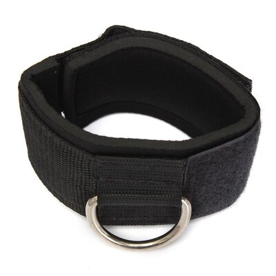 Ankle Foot D-Ring Strap Belt Gym Support Cable Leg Pulley We