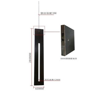 Simple fashion hangers clothing store is hanging window