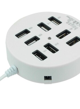 Mecall 8 Port Powered Desktop USB 2.0 Splitter Adapter Hub f