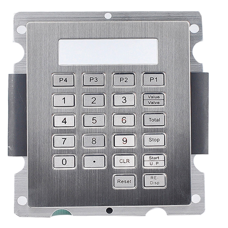 22键金属防尘防水自助键盘