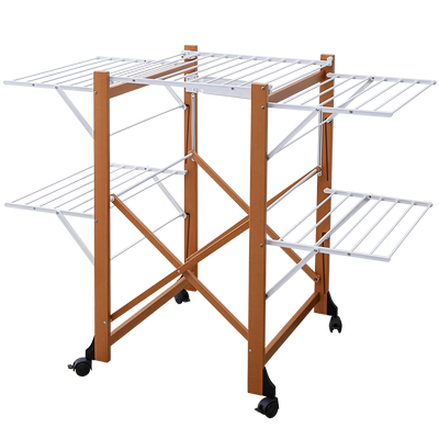 arit意大利进口实木折叠晾衣架