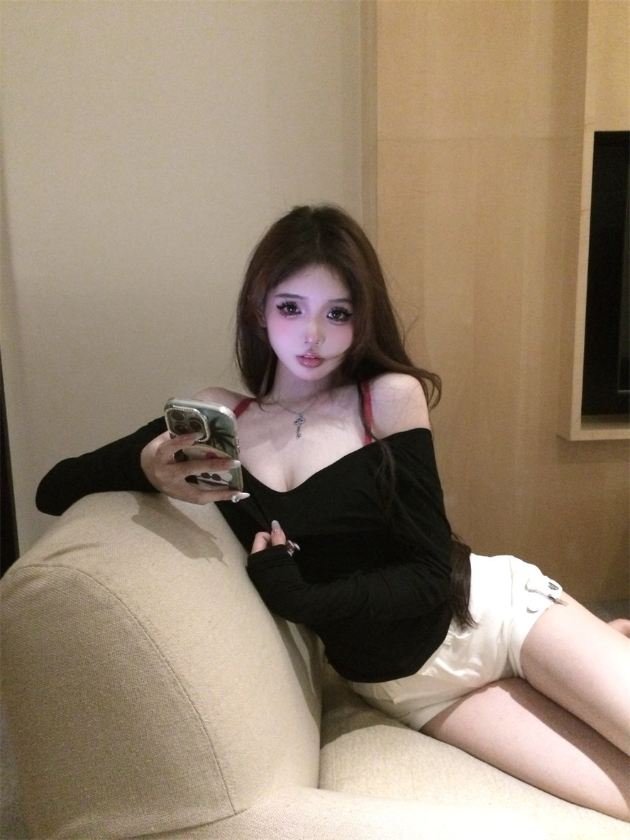 My Go-To Autumn Top! Sexy Off-Shoulder Halter Backless Tee - Product image 3