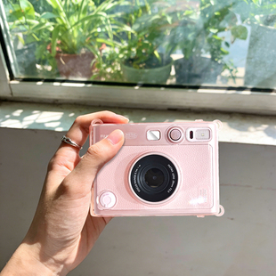 耐影 适用于富士拍立得instax mini evo保护套相机保护壳EVO透明壳水晶壳斜挎肩带相机配件