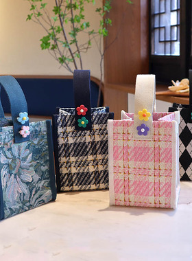 新款ins韩国防水迷你手提帆布包时尚百搭手拎包便携收纳包手挽袋