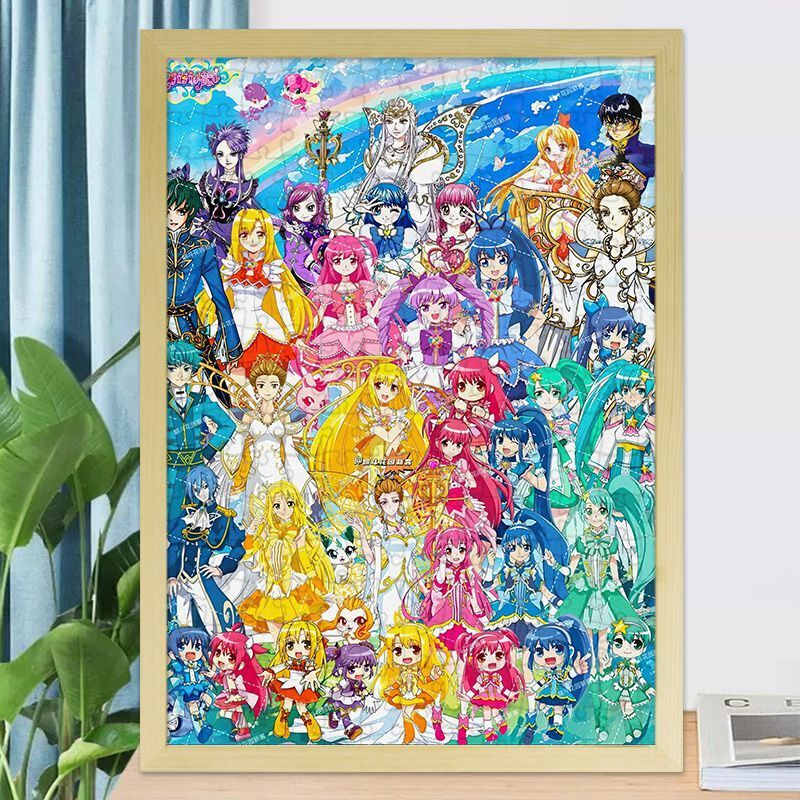 新款巴啦啦小魔仙动画周边木质拼拼图/拼板