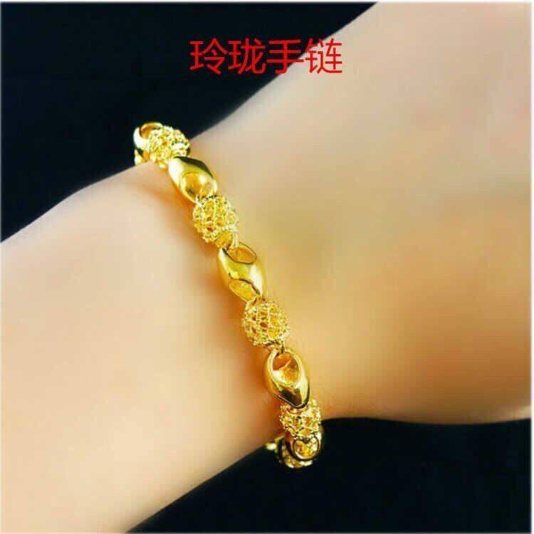 时尚手镯女送戒指越南沙金