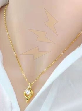 正品越南沙金项链女新款24