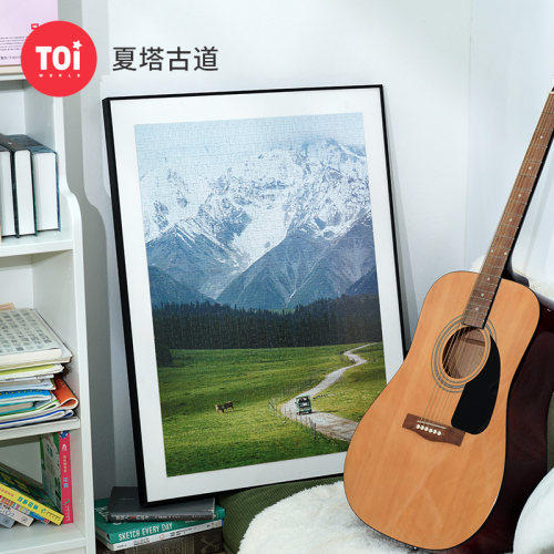TOI图益潮玩拼图成人版1000片一千高级感解压手工diy玩具夏塔古道