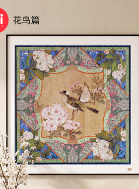 TOI图益拼图成人版1024片diy玩具国潮古风中式工笔画织梦录花鸟篇