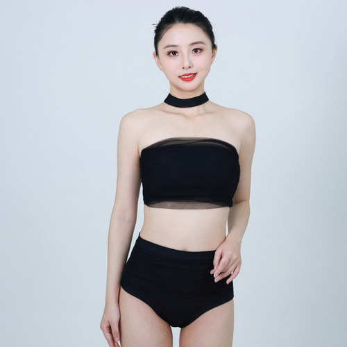 专业heels内衣女网纱美背文胸