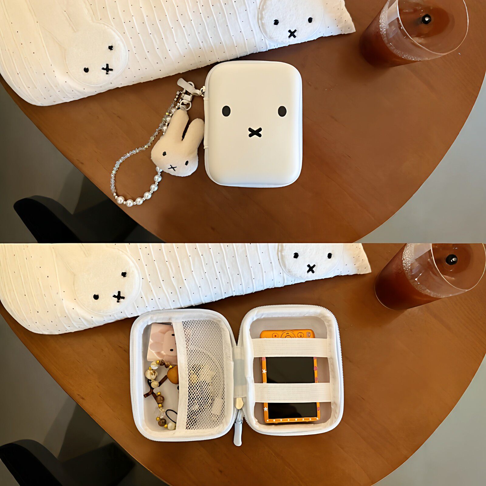 米菲兔ccd保护套佳能数码相机包户外拍照防摔便携式充电线收纳包