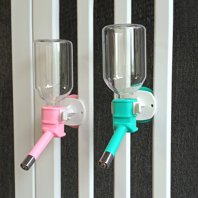 狗狗猫咪饮水器悬挂式宠物水壶不湿嘴狗碗喝水滚珠自动喂用品