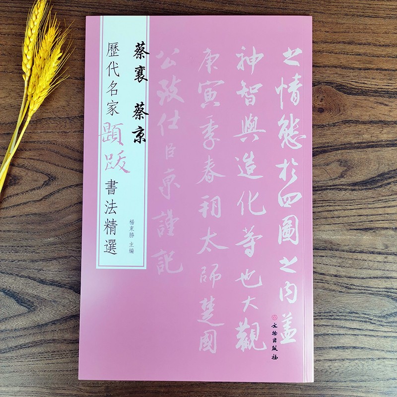 蔡襄蔡京历代名家题跋书法精选行书字帖6种法帖墨迹 高清原色附录文句读 繁体旁注名画赏析名家字画提款文物出版社 杨东胜主编