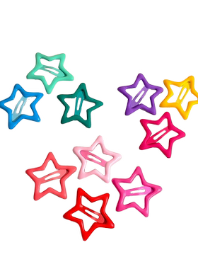 小巧精致耐夹夹得紧的可爱侧边夹