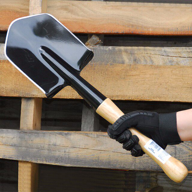 coldsteel-美国冷钢 户外直柄工兵铲子开刃工具带铲套户外 方便铲